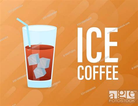 Cold brew iced coffee. Vector illustration, Stock Vector, Vector And Low Budget Royalty Free ...