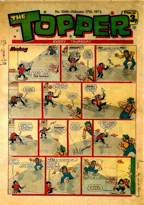 The Topper No1073. - 17th February 1973 | Topper, Comic art, Comic books