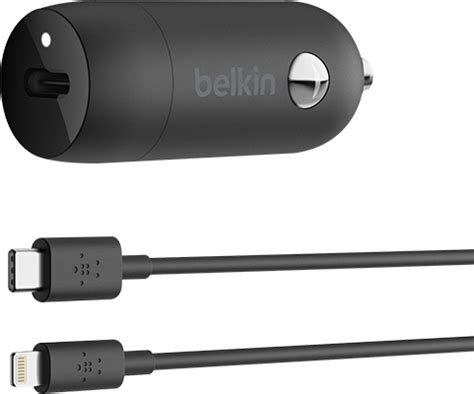 Belkin 18W Car Bundle with Type C to Lightning Cable - AT&T