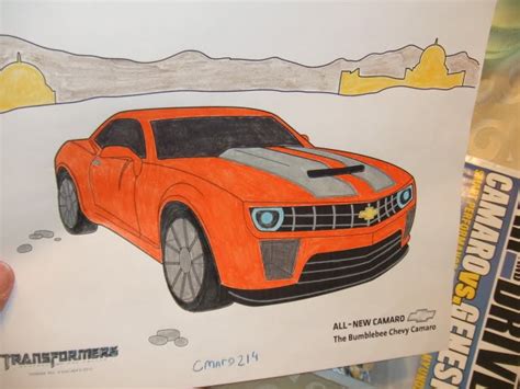 Bumblebee Car Coloring Pages