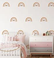 Large Boho Pastel Rainbow Butterfly Wall Stickers | DIY at B&Q