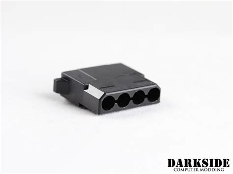 4-pin Female MOLEX Connector -Black - DazMode