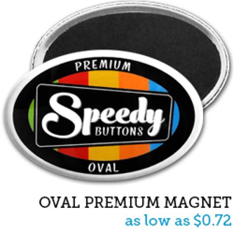 Oval Premium Magnets | Custom Magnets | Oval Magnets Fast