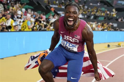 Sprinter Noah Lyles wants to be more than world's fastest man - Los ...