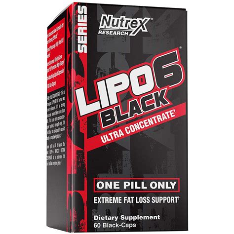 Lipo 6 Black Ultra Concentrate 60 caps - Nutrex | GymBeam.com