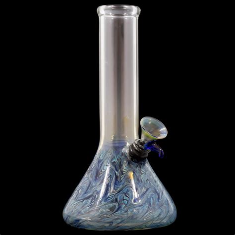 "Elemental Beaker" 8" Classic Color Beaker Bong – LA Pipes