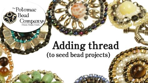 How to Add Thread (to beading projects) | Free jewellery making tutorials, Beading projects ...