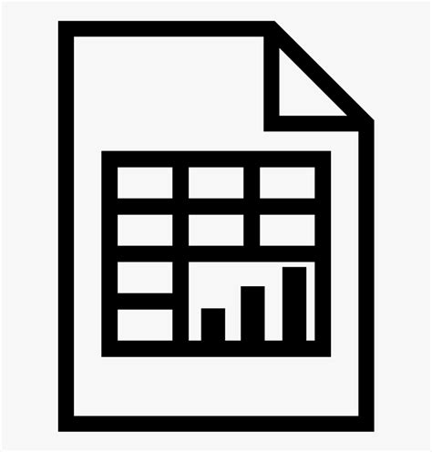 Excel Sheet Icon, HD Png Download - kindpng