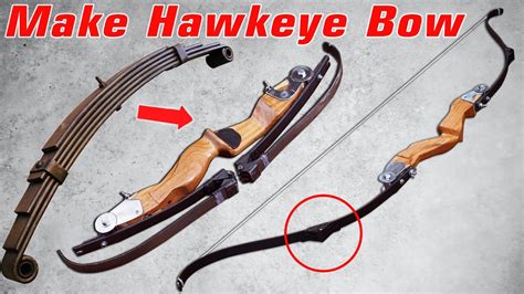 Make Hawkeye Bow from Leaf Spring with Folding Limbs | Hawkeye 's Collapsible Bow good for ...