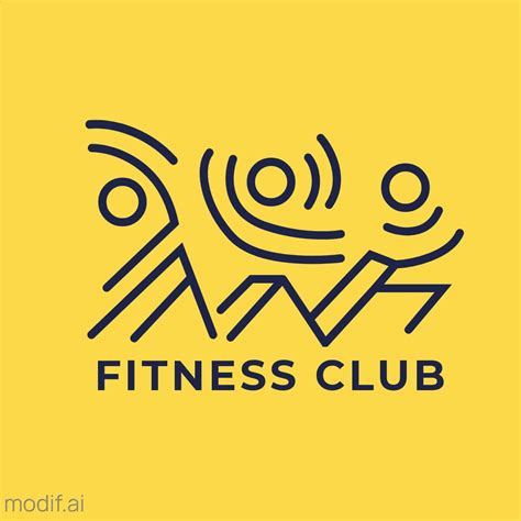 Fitness Club Logo Template - Mediamodifier