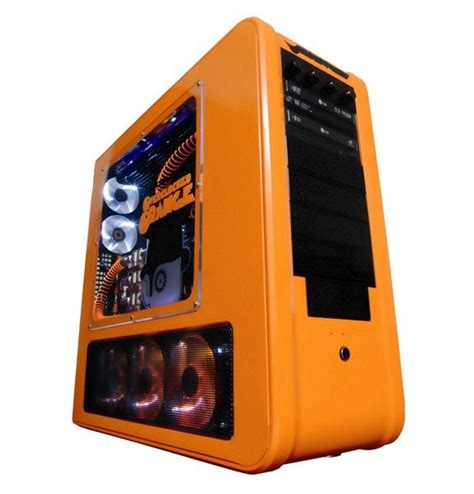 Overclocked Orange PC | Custom pc, Gaming pcs, Pc gaming setup