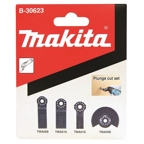 Makita Multi Tool Plunge Cut Blade Kit 4pc | Bunnings Warehouse