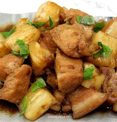 Easy recipe for pork hamonado » Yummy Food Ph