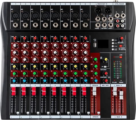 Audio Mixer 8 Channel Sound Board Mixing Console Philippines | Ubuy