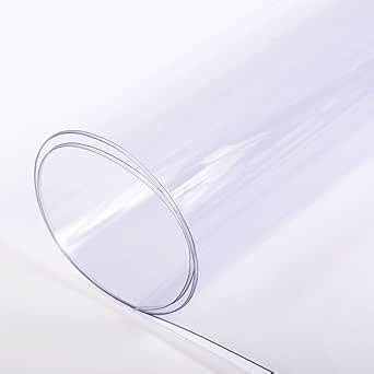 8-Gauge Clear Plastic Vinyl Multipurpose Fabric - 54-Inches Wide - 1-50 Yard Rolls (50 Yards ...