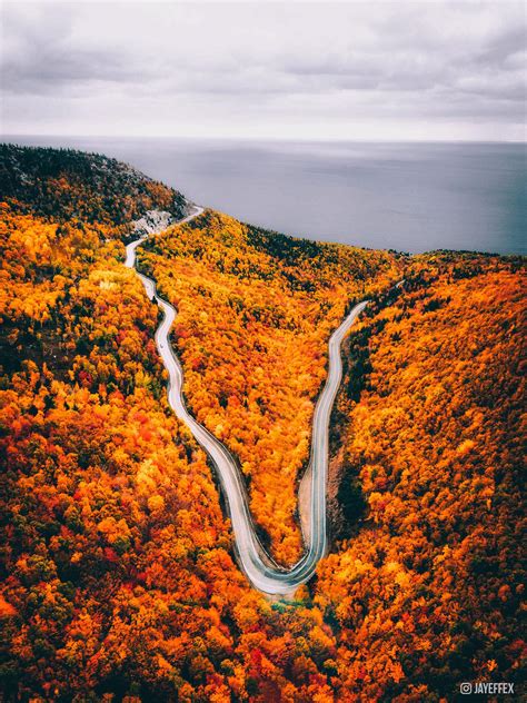 Fall in Cape Breton, Canada : r/pics