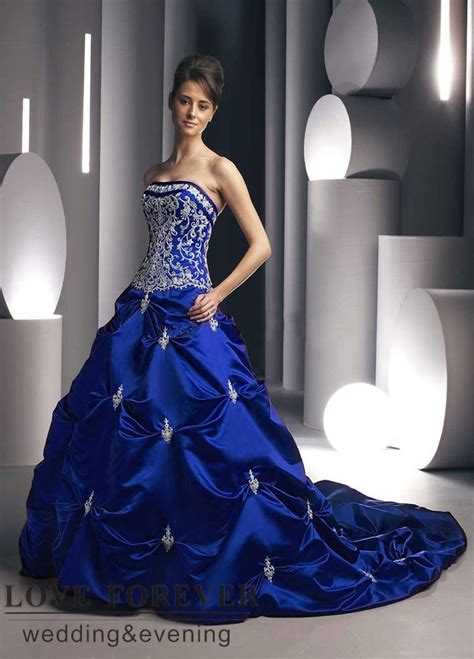 Beautiful Royal Blue Wedding Dresses – Sang Maestro