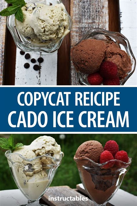 Cado COPYCAT Ice Cream Recipe (No Ice Cream Machine Needed!) | Avocado ...