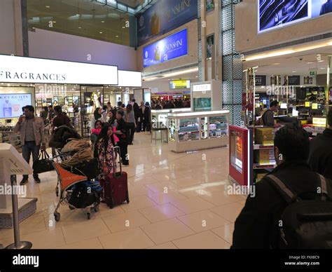 Duty Free Passenger terminal at Abu Dhabi International Airport Stock Photo - Alamy