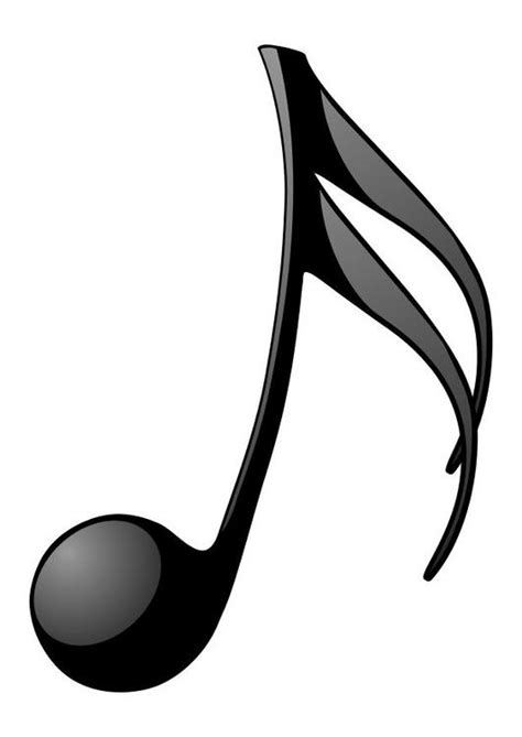 Black Music Note - ClipArt Best