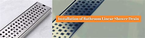 Why Installation of Linear Shower Drain Best for Bathroom? – Ruhe