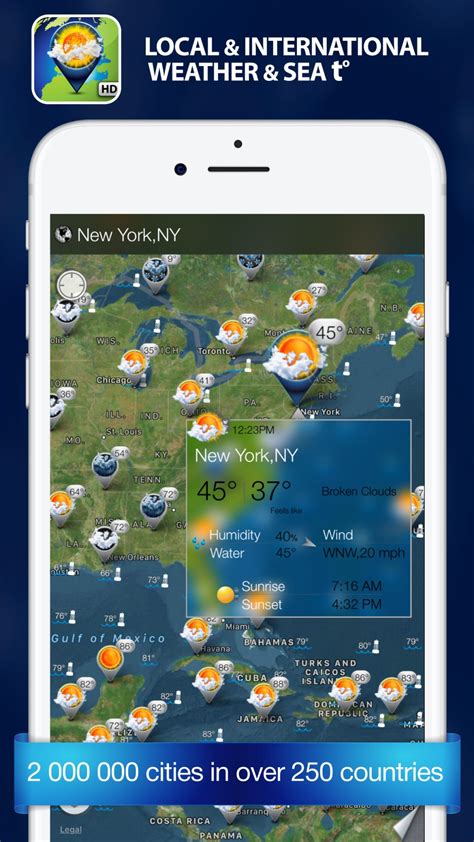 Weather Travel Map for iPhone - Download