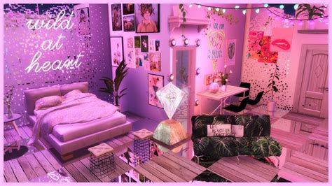 💿The Sims 4 Vaporwave Apartment💿 // Speed Build + CC LINKS!! - YouTube | Sims 4 cc furniture ...