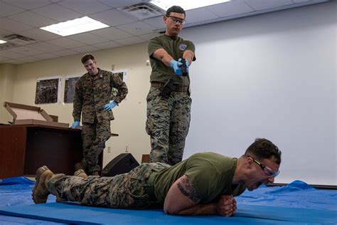 DVIDS - Images - U.S. Marines with Camp Mujuk participate in non-lethal training [Image 3 of 15]