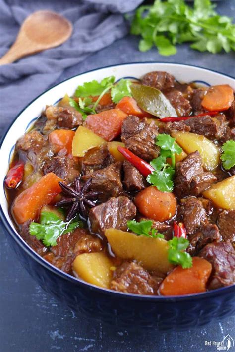 Chinese Beef Stew with Potatoes (土豆炖牛肉) - Red House Spice