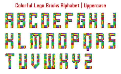 Lego Letters Alphabet