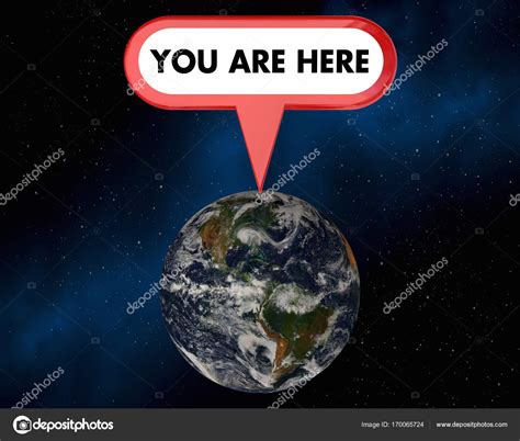 You Are Here Planet Earth — Stock Photo © iqoncept #170065724