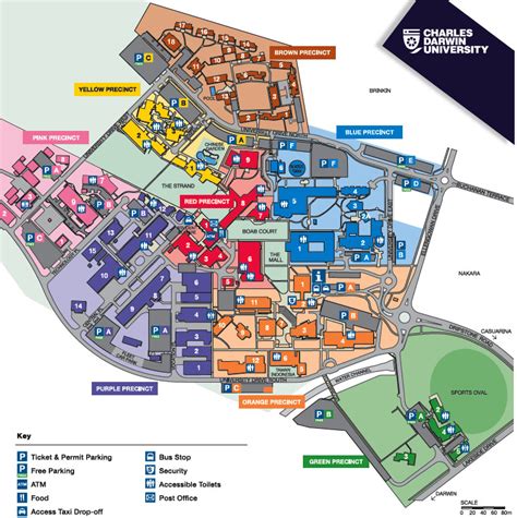 Campus signage explained | Charles Darwin University