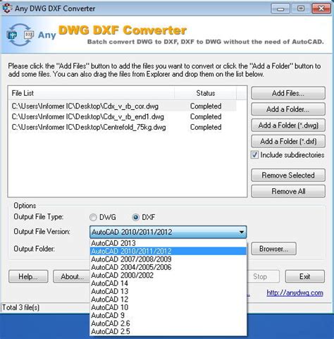 Any DWG DXF Converter download for free - SoftDeluxe