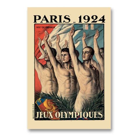 Paris 1924 Olympic Games Poster