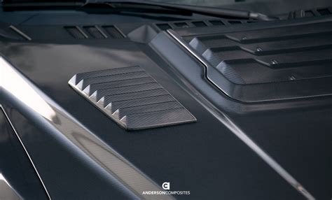 UNIVERSAL CARBON FIBER TRUCK HOOD VENTS | Anderson Composites