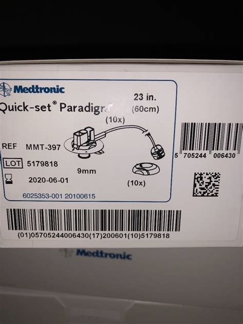 Medtronic Minimed QUICK SET MMT-397 9*23"(60cm) EXP 2020 sealed boxes 10cnt - Other Health Care ...