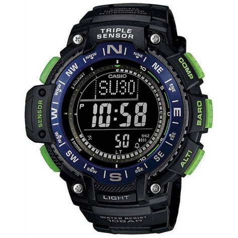 Casio - Casio Men's Triple Sensor Compass Watch, Black Dial - Walmart ...