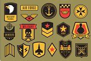 Military badges. Usa army patches | Background Graphics ~ Creative Market