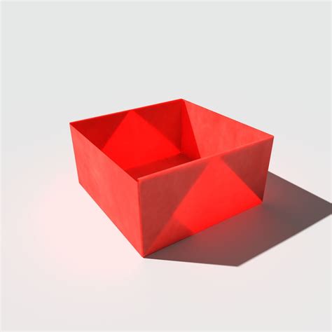 3D model Origami Box VR / AR / low-poly | CGTrader