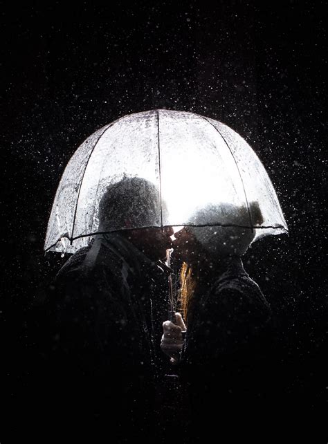 Couples, rain, umbrella, speed light Rain Umbrella, Speed, Couples ...