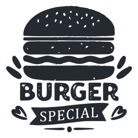 Burger logo logotype silhouette #AD , #AFFILIATE, #AFFILIATE, #logo, # ...