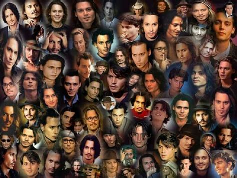 The. Many Faces Of Johnny Depp † Through The Years † Of His Many Roles ...