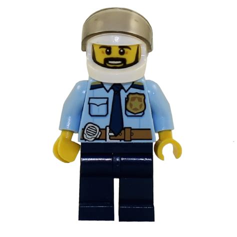 LEGO Minifigure - City - POLICE OFFICER (Helmet & Beard) (Mint): Sell2BBNovelties.com: Sell TY ...