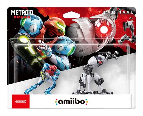 amiibo Metroid Series Figure (Samus and E.M.M.I) DOUBLE COINS for Wii U, New 3DS, New 3DS LL ...