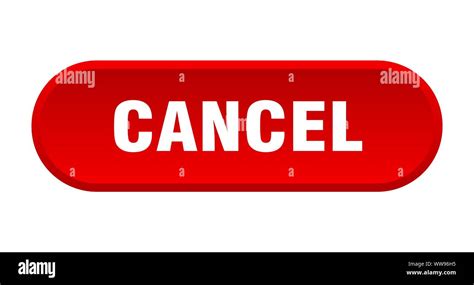 cancel button. cancel rounded red sign. cancel Stock Vector Image & Art ...