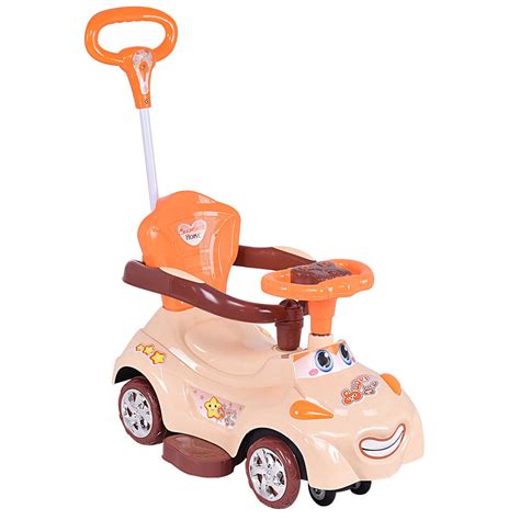 Costway 3 in 1 Kids Ride On Push Car Stroller Toddler Wagon w/ Handle Only $45.99 | SwagGrabber