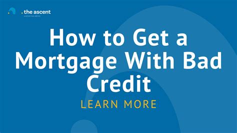 How to Get a Mortgage With Bad Credit | The Motley Fool