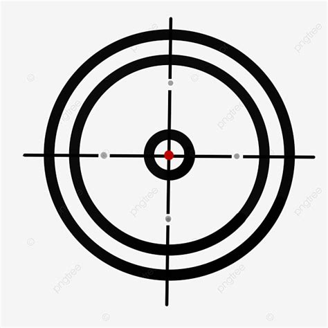 Gun Target Clipart Transparent Background, Gun Target, Shooting, Target, Bulls Eye PNG Image For ...