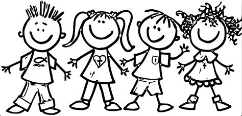 Free Friends Clip Art Black And White, Download Free Friends Clip Art Black And White png images ...