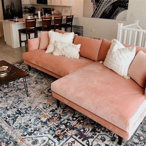 Royal Blush Lewis Sectional | Joybird | Joybird furniture living rooms ...